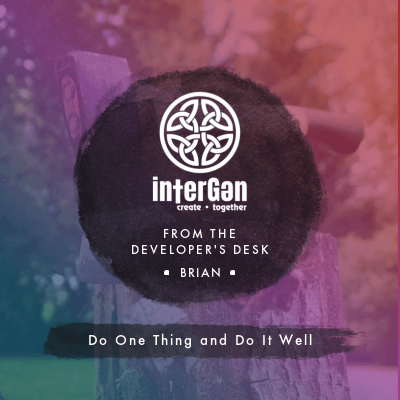 A sharpened axe embedded in a tree stump